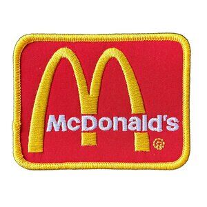 3/$15: McDonald's LOGO Embroidered Iron On Patch